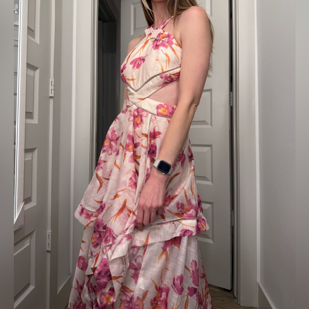L’atiste Floral Handkerchief Maxi Dress - Picture 3 of 11